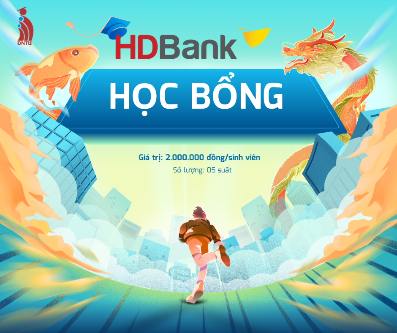 THÔNG BÁO: "V/v tiếp nhận hồ sơ xét học bổng HDBank năm học 2025 – 2026"