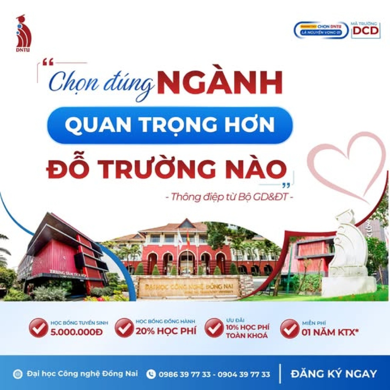 "CHỌN ĐÚNG NGÀNH QUAN TRỌNG HƠN ĐỖ TRƯỜNG NÀO"